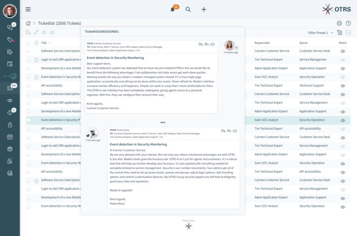 On_the_fly_communication OTRS Agent Dashboard